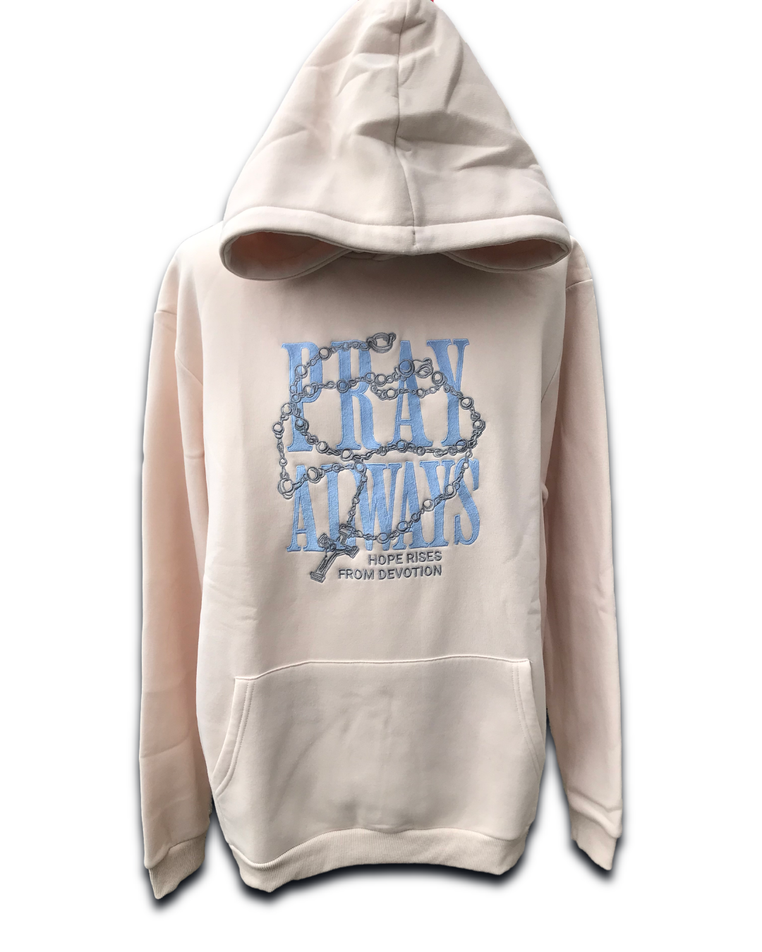 LIMITED DROP 1/1 : Pray always sand embroidered hoodie