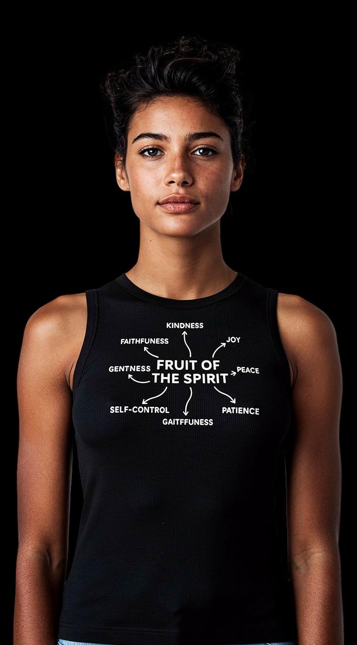 Fruit of the Spirit Tanktop – Zwart