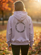 🌸 Holy Spirit – Geborduurd Design op Lavendelkleurige Stof unisex oversized
