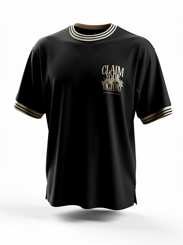 Claim Your Victory Tee – Limited Drop (Black Varsity Edition)