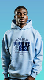IN GOD WE TRUST - FAITHWEAR BLUE SKY - HOODIE