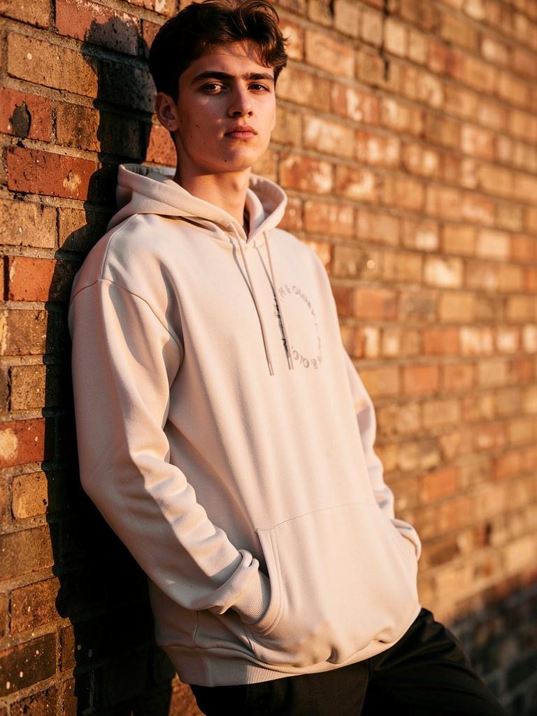 Faith & Glory Hoodie – Sand Beige