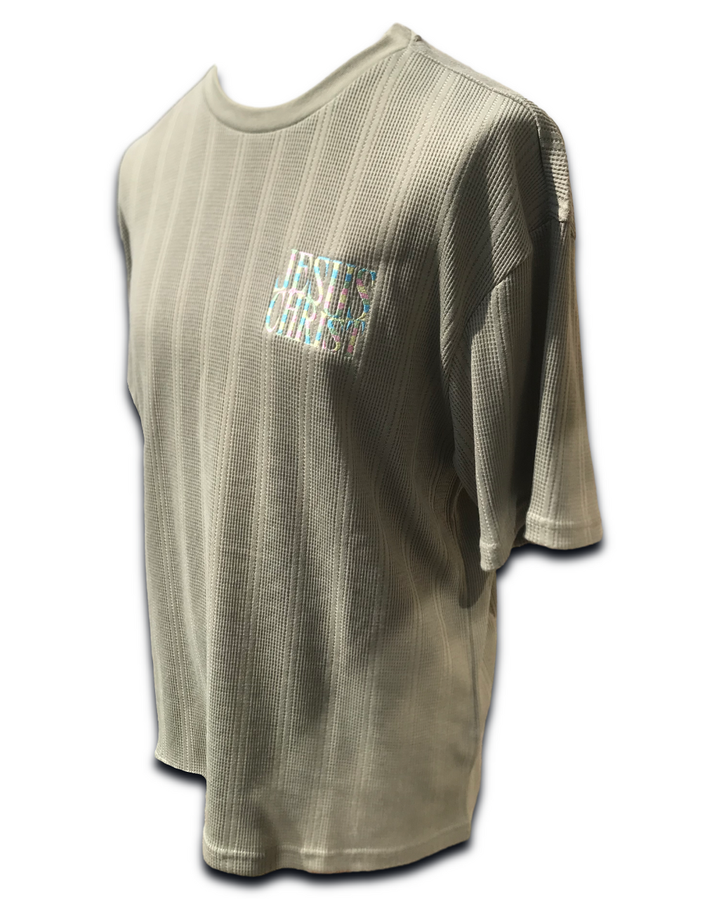 Jesus Christ embroidered t-shirt casual streetwear