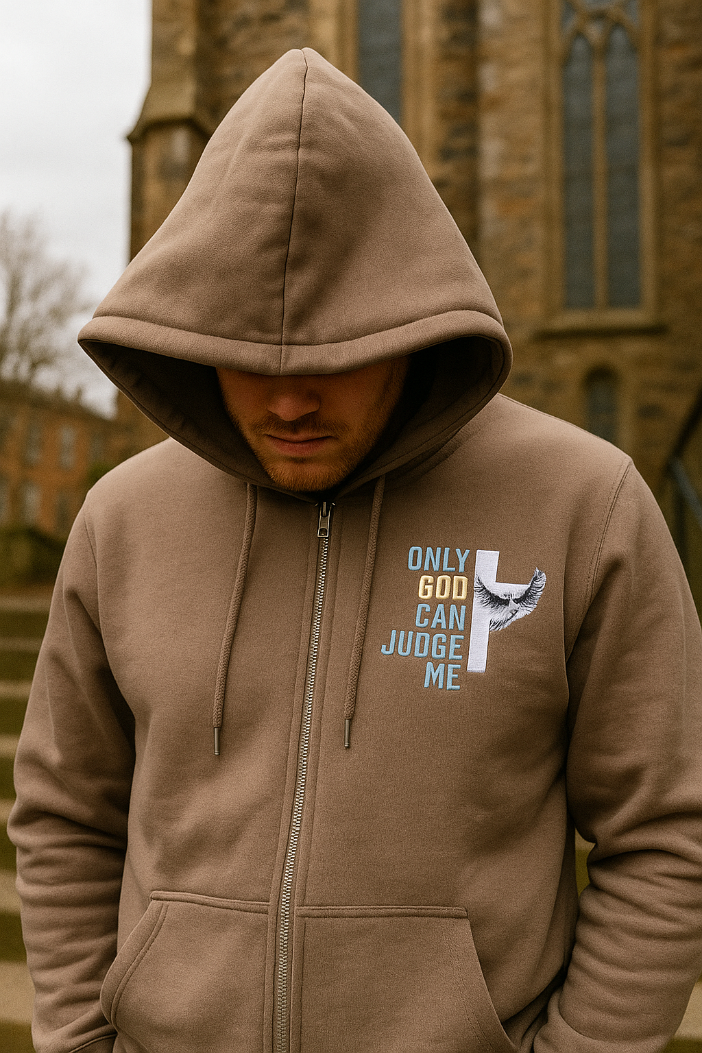 ONLY GOD CAN JUDGE ME – Faithwear Hoodie