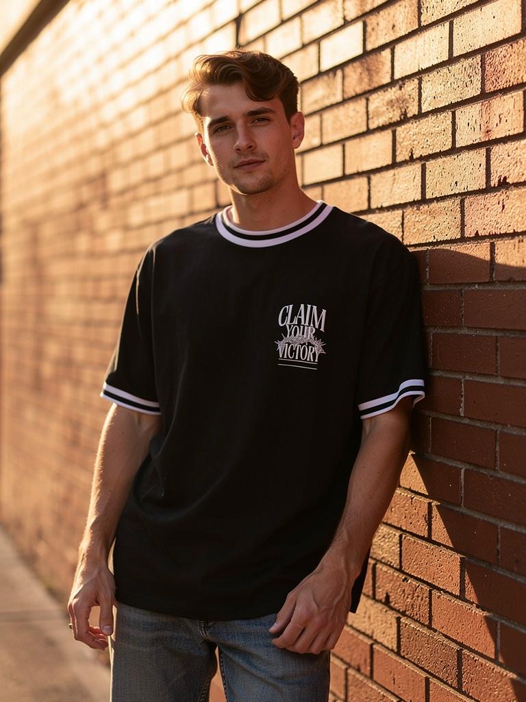 Claim Your Victory Tee – Limited Drop (Black Varsity Edition)