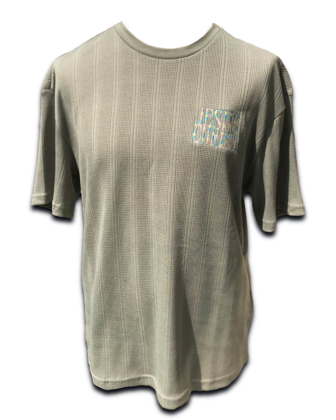 Jesus Christ embroidered t-shirt casual streetwear