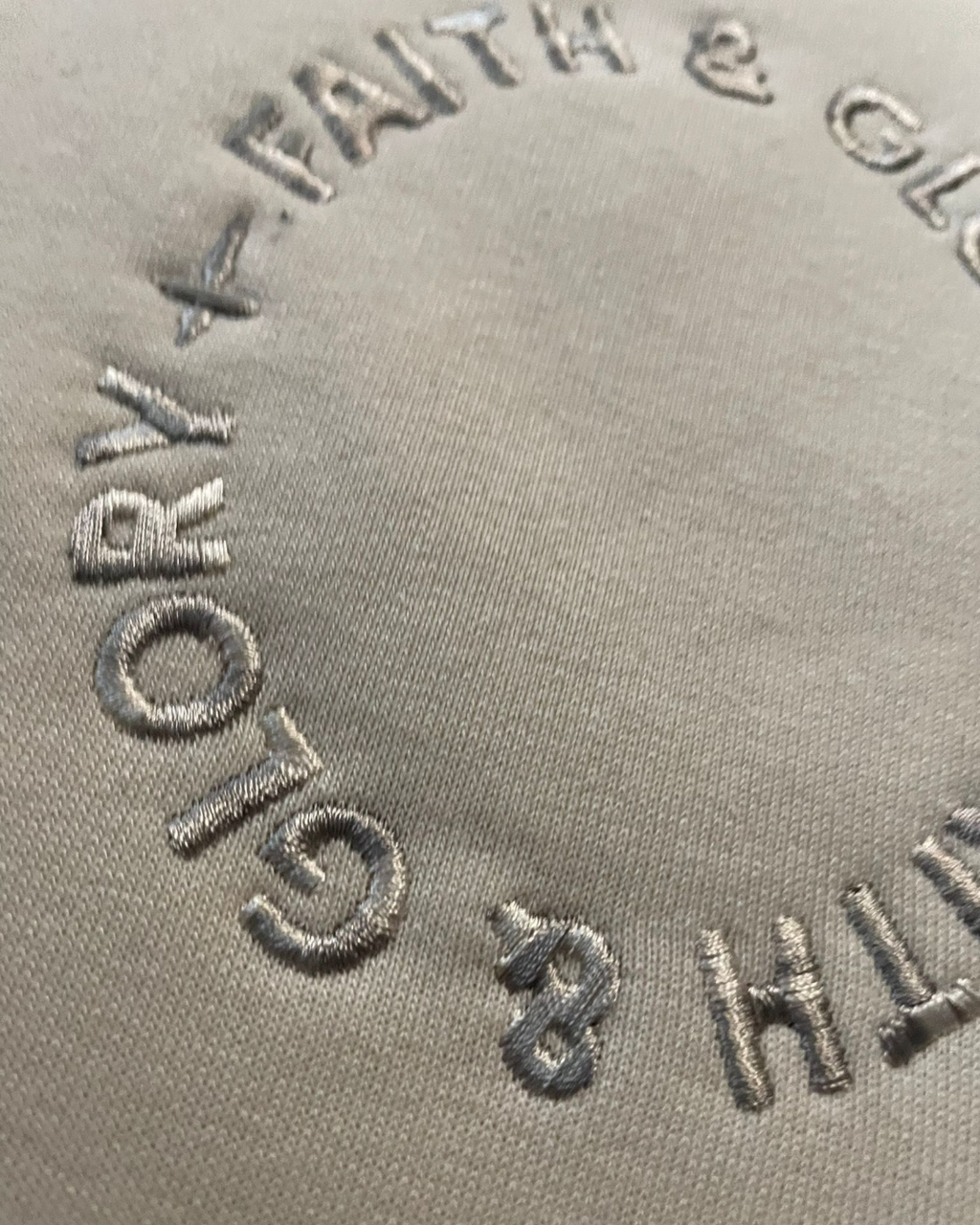 Faith & Glory Hoodie – Sand Beige