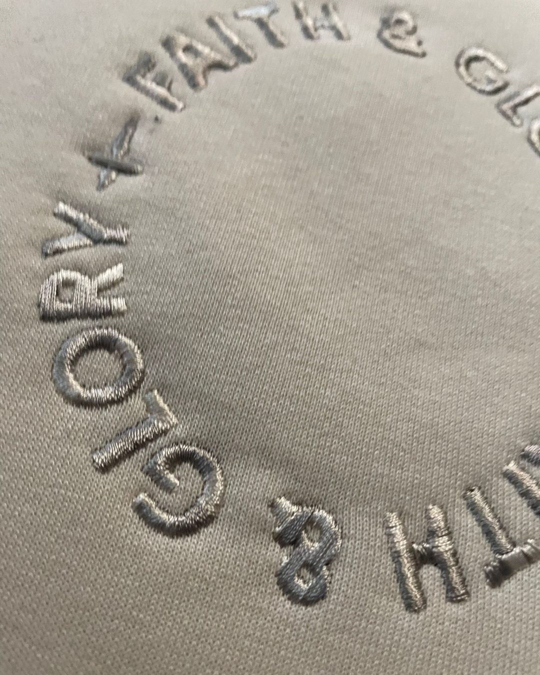 Faith & Glory Hoodie – Sand Beige