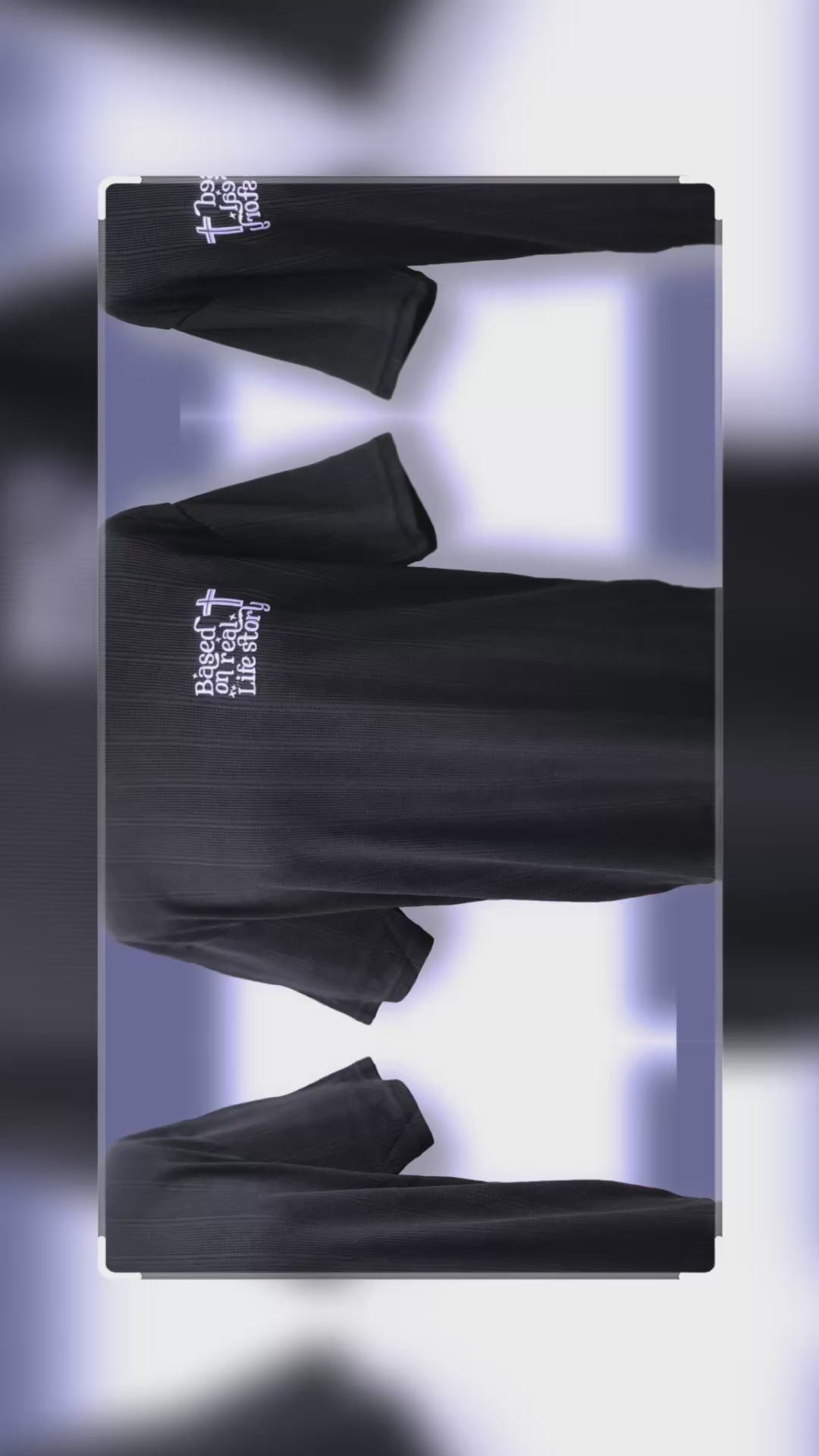 “Based on a real Life story” – Geborduurd Statement Shirt