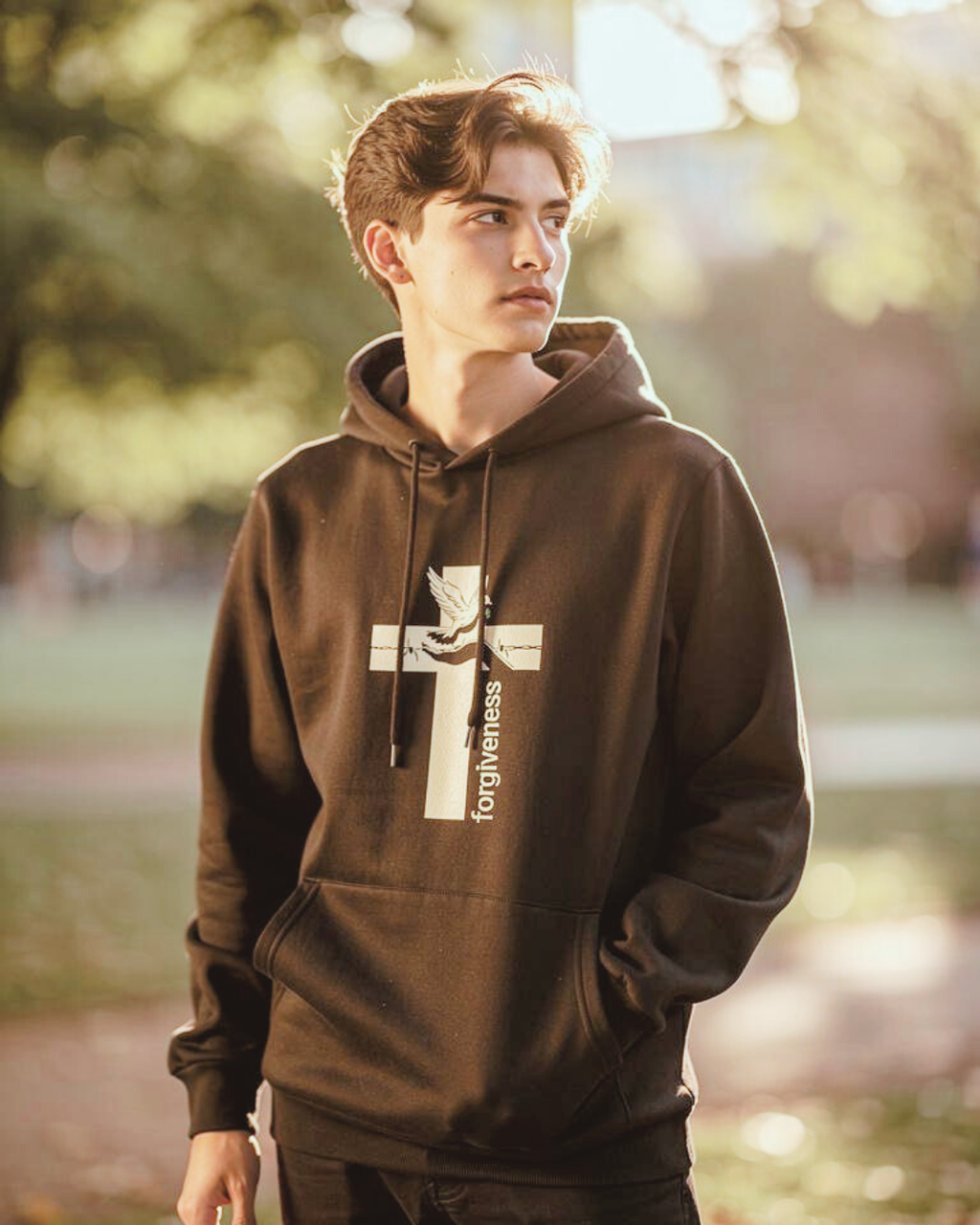 Forgiveness Hoodie – Limited Drop Black & White Edition